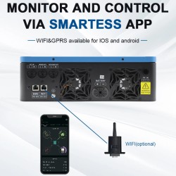 Easun Power 6,2 kW ja 4,2 kW aurinkohybridiinvertteri 220V 120A MPPT WIFI-GPRS puhdas siniaalto