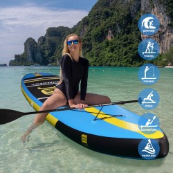 FunWater täytettävä surffilauta melontalauta 335x84x15 cm pumppu laukku köysi