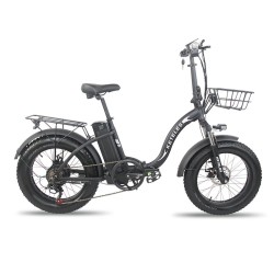 KETELES KF9 taittuva sähköpyörä 48 voltin 35 ampeeritunnin akku 1000 watin takamoottori 20 tuuman renkaat