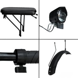 FAFREES F20 taitettava sähköpyörä 36V16Ah-akku 250W moottori huippunopeus 25km/h 90-120km kantama 150kg kantavuus