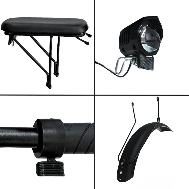 FAFREES F20 taitettava sähköpyörä 36V16Ah-akku 250W moottori huippunopeus 25km/h 90-120km kantama 150kg kantavuus