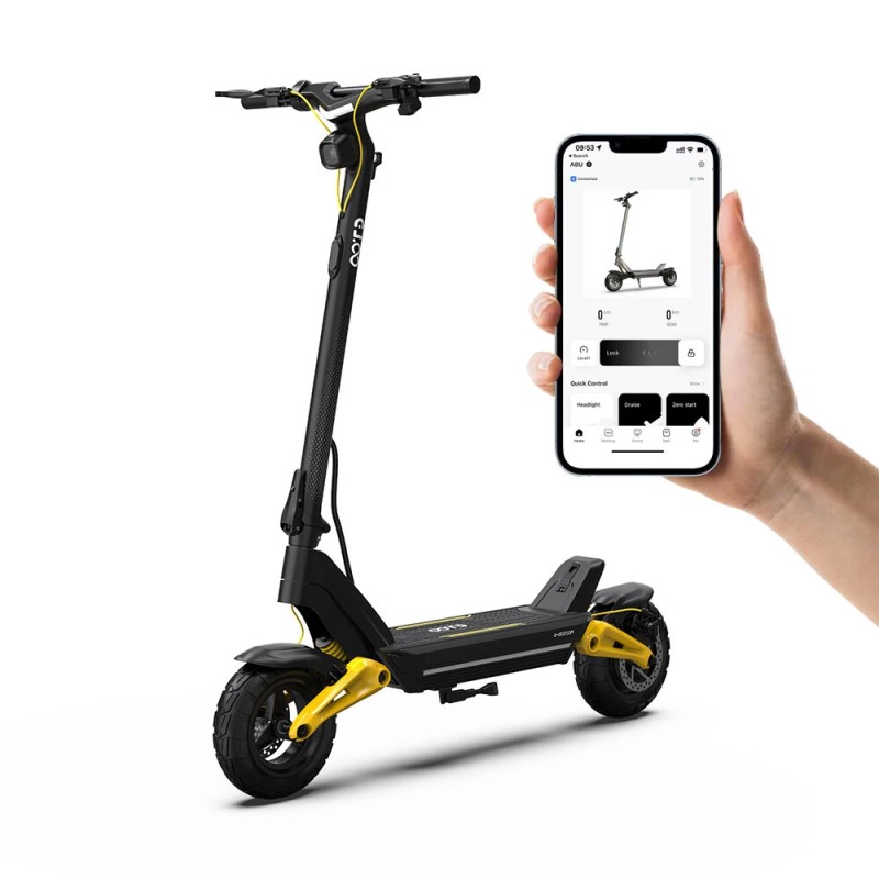 OOTD S10 sähköpotkulauta 48V 20Ah akku 1400W moottori 70km toimintasäde 10 tuuman renkaat 120kg kantavuus