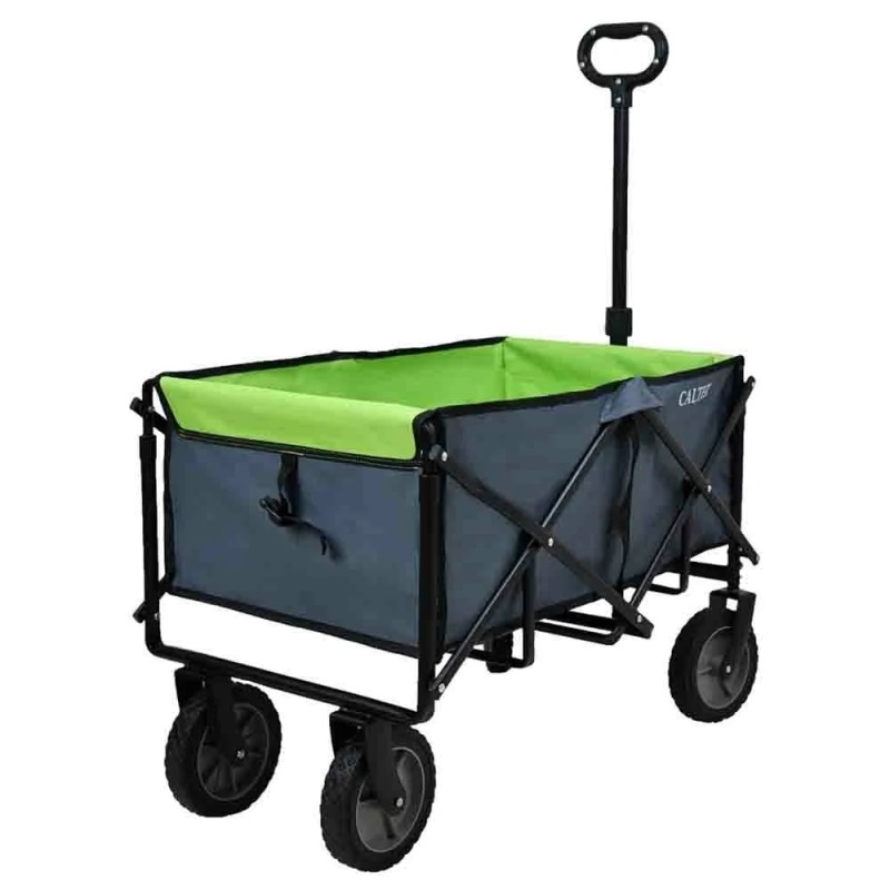 CALTER taittuva retkeilykärry lasten ja tavaroiden kuljetukseen rannalle ja puutarhaan