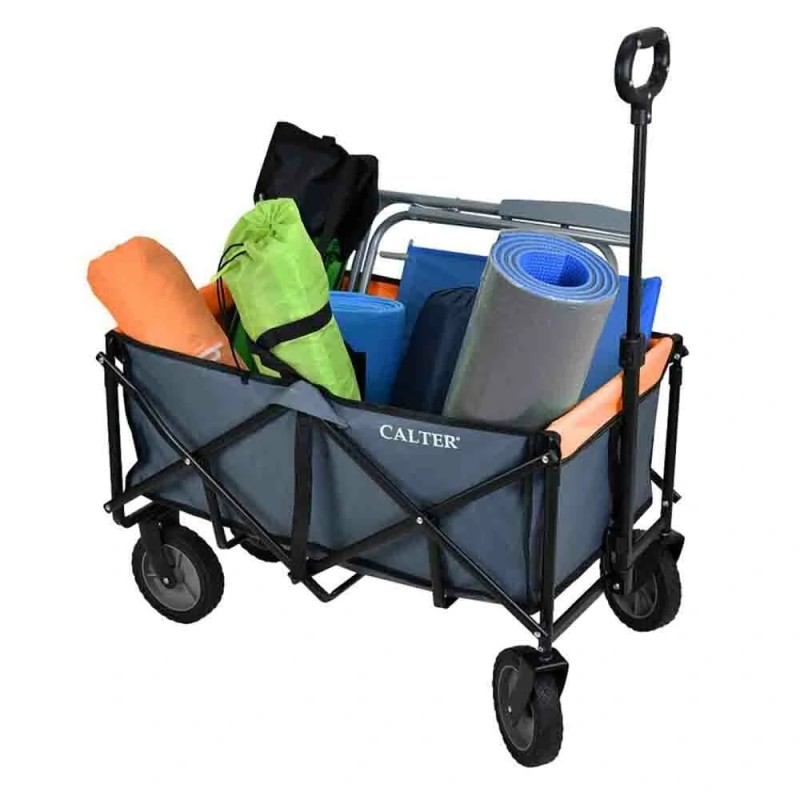 Taittuva raskas retkeily- ja rantakärry 600D polyesterikangas säädettävä kahva CALTER C-VOZIK-02
