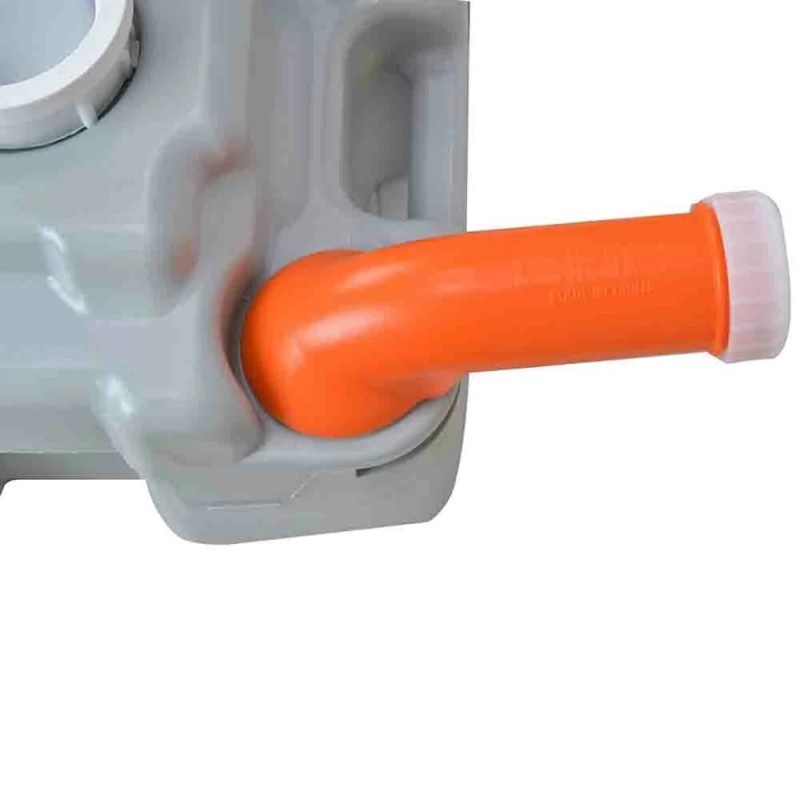 CALTER C-CHEM-WC-20 siirrettävä kemiallinen WC 20L jäteastiolla harmaa