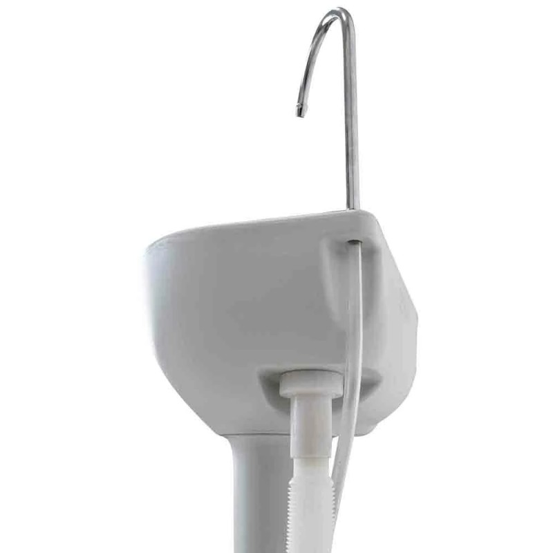 CALTER 19L kannettava ulkopesuallas jalustalla pyyhetelineellä ja jalkapumpulla