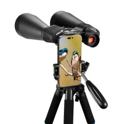 ESSLB 15x70 kiikarit jalustasovittimella ja älypuhelinsovittimella hämäränäköominaisuudella tähtitarkkailuun vedenpitävät