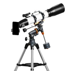 AOMEKIE A02022 astronominen teleskooppi 650mm 90mm aukko ekvatoriaalijalusta ja matkajalusta puhelinsovittimella aikuisille