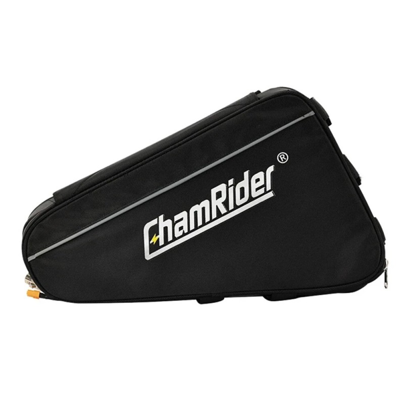ChamRider 52V 40,5Ah 2106Wh sähköpyörään kolmionmuotoinen akku IP65-luokiteltu 50A:n akunsuojapiiri 4A-laturi