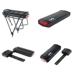 UNITPACKPOWER R006 36V 15Ah takatelineakku 540Wh 20A BMS lukolla ja laturilla