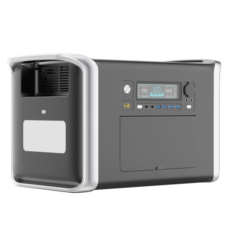 Cosmobattery Apower 2000 kannettava virtalähde 2048Wh LiFePO4-akku 2600W puhdas siniaalto-invertteri