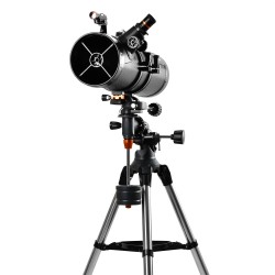 AOMEKIE A02021 130 mm heijastinteleskooppi 26–130× suurennus ekvatoriajalustalla aikuisille musta