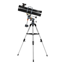 AOMEKIE A02021 130 mm heijastinteleskooppi 26–130× suurennus ekvatoriajalustalla aikuisille musta