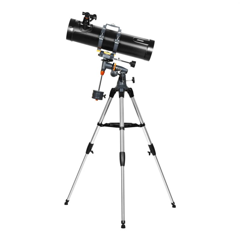 AOMEKIE A02021 130 mm heijastinteleskooppi 26–130× suurennus ekvatoriajalustalla aikuisille musta