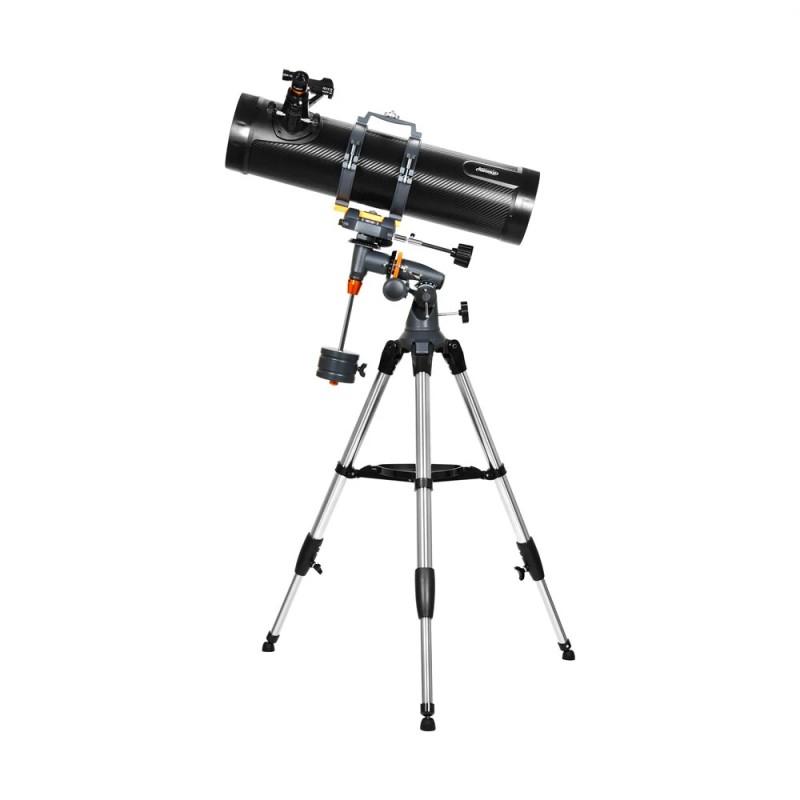 AOMEKIE A02021 130 mm heijastinteleskooppi 26–130× suurennus ekvatoriajalustalla aikuisille musta