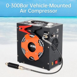 DIDEEP kannettava korkeapaineinen automaattinen ilmakompressori DC12V/AC110-220V 300 bar kaksoissäiliöille