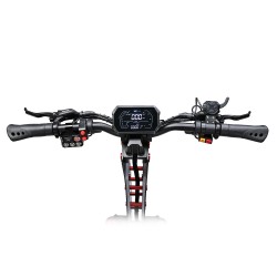 Sähköskootteri HALO KNIGHT T107 MAX istuimella 72V 50Ah 13-tuumaiset renkaat 150 kg kantavuus