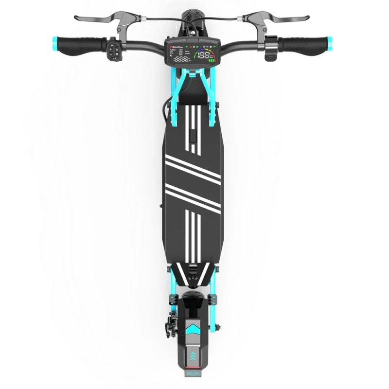 Drivetron DT10 taitettava sähköpotkulauta 1000W moottori 48V 15,6Ah akku 10-tuuman renkaat