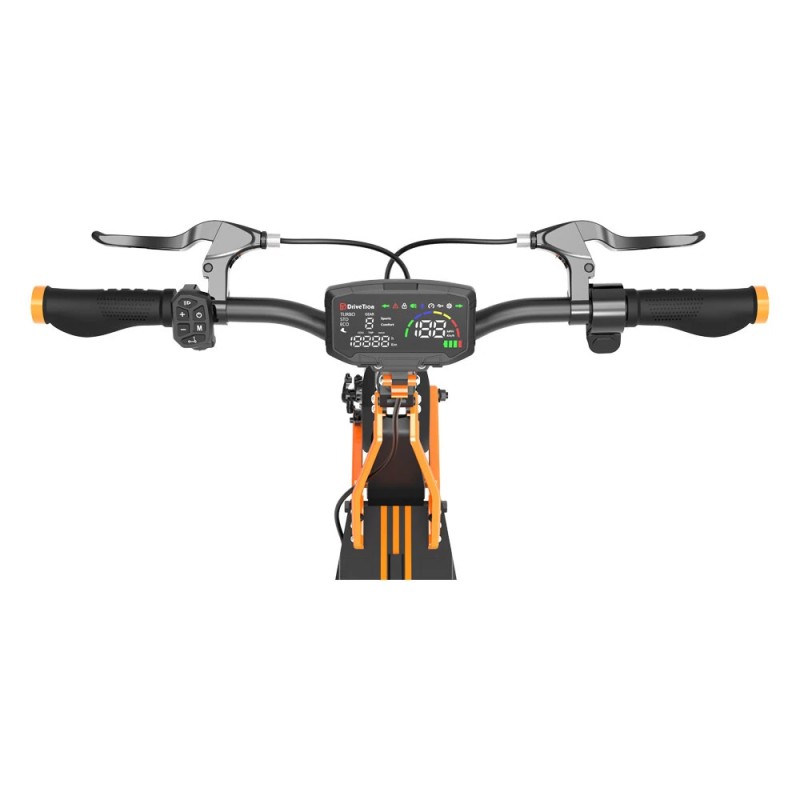 Drivetron DT10 sähköpotkulauta 52V 20.8Ah akku kaksoismoottorit 1000W*2 80 km toimintasäde taitettava