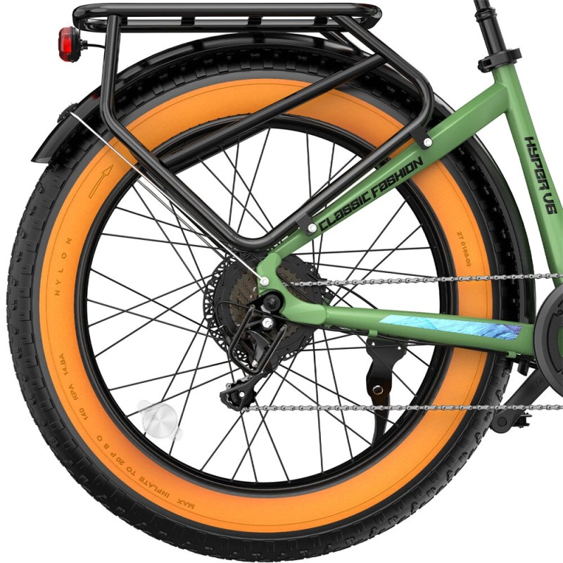 OVIVO HYPER V6 sähköpyörä 48V 20Ah akku 250W BAFANG-moottori 26×4 tuuman renkaat 120–150 km toimintasäde