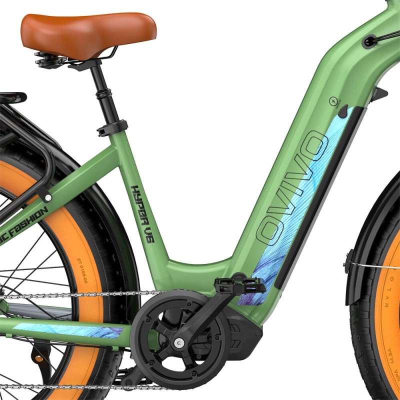 OVIVO HYPER V6 sähköpyörä 48V 20Ah akku 250W BAFANG-moottori 26×4 tuuman renkaat 120–150 km toimintasäde