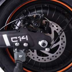 GELEIPU C14 sähköpotkulauta istuimella 48 voltin 17,5 ampeeritunnin akku 500 watin moottori 100 km toimintasäde