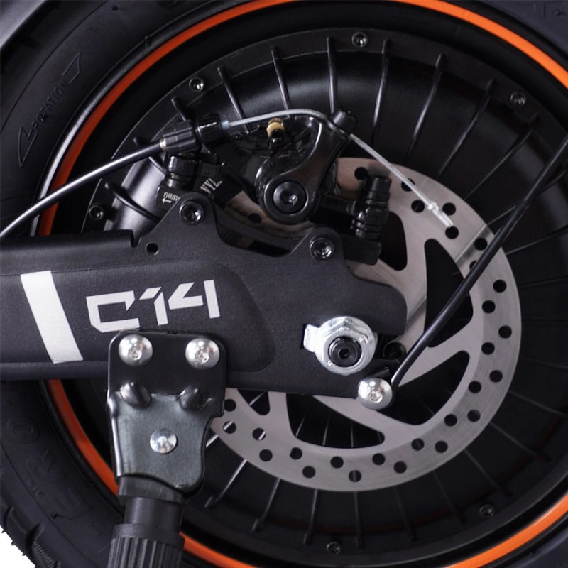 GELEIPU C14 sähköpotkulauta istuimella 48 voltin 17,5 ampeeritunnin akku 500 watin moottori 100 km toimintasäde