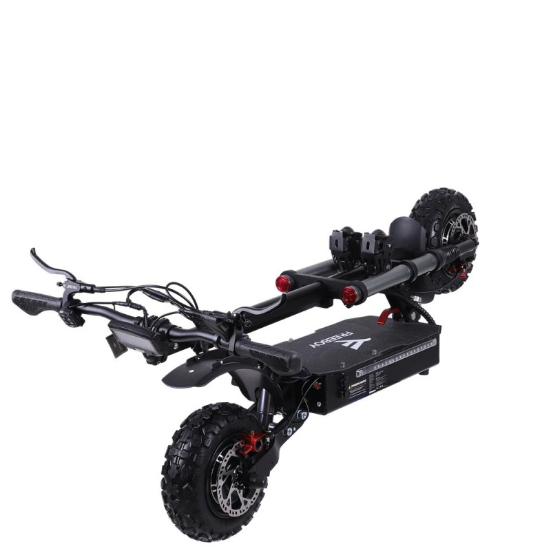 Freeboy J30 MAX sähköpotkulauta 60V 38Ah akku kaksoismoottori 3000W*2 11 tuumaa 90–100 km toimintasäde