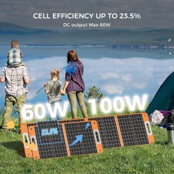 Flashfish BP030B kannettava virtalähde 300W (600W huipputeho) 230Wh LiFePO4 ja 60W aurinkopaneeli