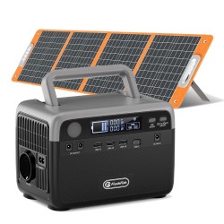 Flashfish BP030B kannettava virtalähde 300W 600W huippu 230Wh LiFePO4 akku 100W aurinkopaneeli