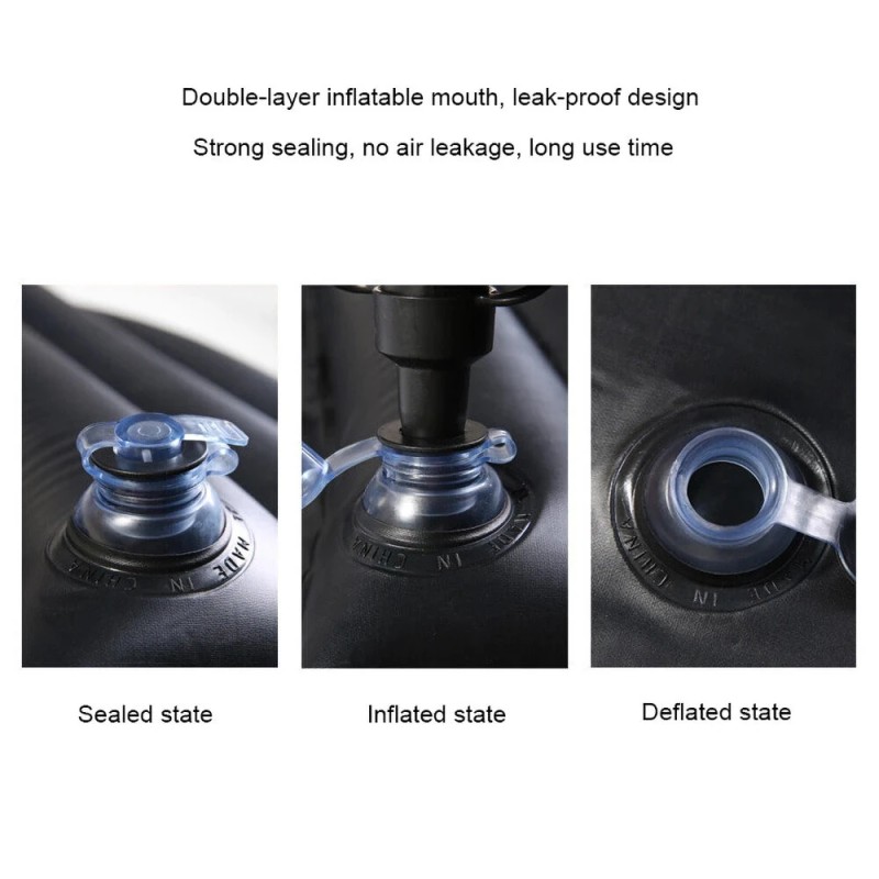 IPRee autoon puhallettava ilmasänky matkailuun ja retkeilyyn mukava kannettava nukkumapaikka