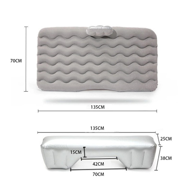 IPRee autoon puhallettava ilmasänky matkailuun ja retkeilyyn mukava kannettava nukkumapaikka