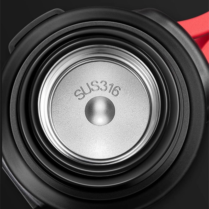 IPRee 1,7 l suuri ruostumaton teräs kahvallinen termos kannettava ulkoiluun 72 tunnin lämpöeristys