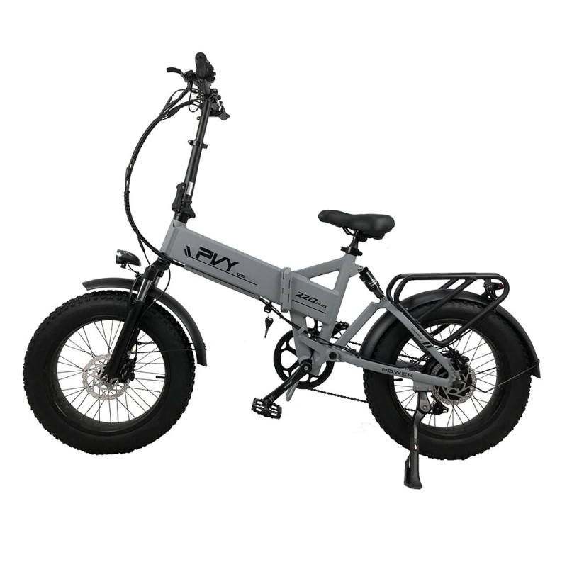 PVY Z20 PLUS 1000 taitettava sähköpyörä 48V 16.5Ah-akku 1000W 20x4-renkaat 80–120km 150kg kantavuus