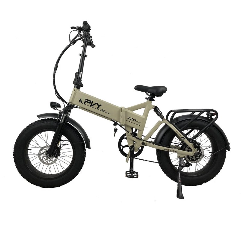 PVY Z20 PLUS 1000 taitettava sähköpyörä 48V 16.5Ah-akku 1000W 20x4-renkaat 80–120km 150kg kantavuus