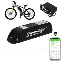 Chamrider Hailong 1 36V 20Ah runkoputkiakku 21700 kennolla 25A akunhallinta IP65 vesitiivis