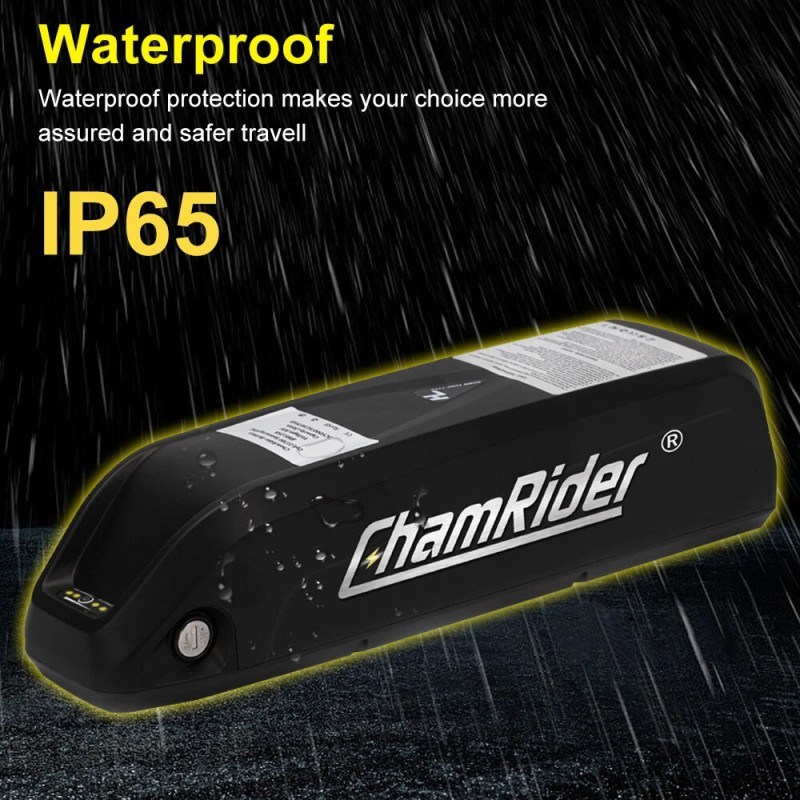 Chamrider Hailong 1 36V 20Ah runkoputkiakku 21700-kennolla 25A akunhallinta IP65 vesitiivis
