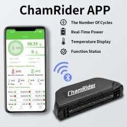 ChamRider Hailong 1 48V 14.4Ah runkoputkeen asennettava sähköpyörän akku 4800mAh 30A akunhallinta 4A pikalaturi IP65