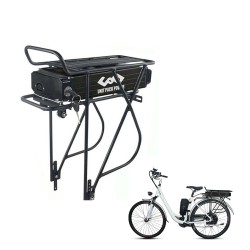 UNITPACKPOWER T032 48V 15Ah takakoriakku sähköpyörään 720Wh IP65 vedenkestävä 30A BMS suoja 3A laturi Bafang yhteensopiva