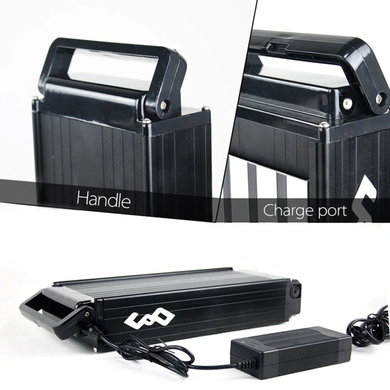 UNITPACKPOWER T032 48V 15Ah takakoriakku sähköpyörään 720Wh IP65 vedenkestävä 30A BMS-suoja 3A-laturi Bafang-yhteensopiva