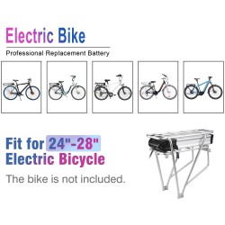 HANIWINNER HA074-03 48V 15Ah 720Wh takatelineakku 30A BMS vedenkestävä laturi takavalo sopii 250–800W moottoreille