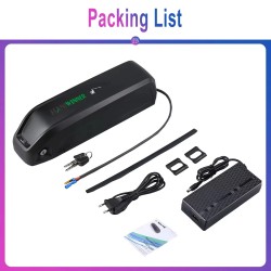 HANIWINNER HA194 36V 15.6Ah 561Wh runkoakku 18650-solut vesitiivis laturilla sopii 250-700W moottoreille