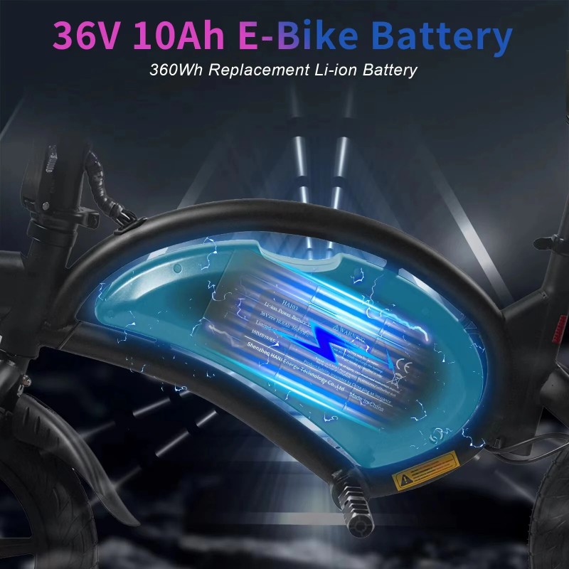 HANIWINNER HA103-01 36V 10Ah universaali sähköpyörän akku vesitiivis XT60-liittimellä 15A:n BMS sopii Jetson/DYU/KUGOO