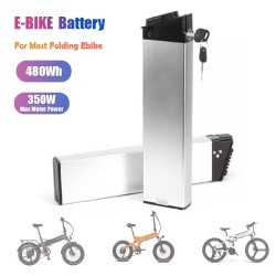 HANIWINNER HA177-06 48V 10Ah 480Wh taittuva sähköpyörän akku vesitiivis turvalukolla, yhteensopiva SAMEBIKE BEZIOR PLENTY