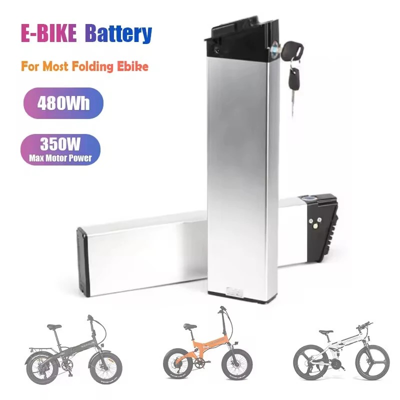 HANIWINNER HA177-06 48V 10Ah 480Wh taittuva sähköpyörän akku vesitiivis turvalukolla, yhteensopiva SAMEBIKE BEZIOR PLENTY