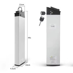 HANIWINNER HA177-06 48V 10Ah 480Wh taittuva sähköpyörän akku vesitiivis turvalukolla, yhteensopiva SAMEBIKE BEZIOR PLENTY