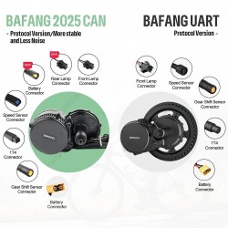 BAFANG G340 BBS02B 48V 500W keskimoottori muunnossarja P860C näyttö peukalokaasu 36T 42T 44T 52T ketjupyörät
