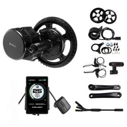 BAFANG MM G340 48V 750W keskimoottori päivitetty muunnossarja 36 42 44 52T ketjupyörä P860C DPC080 näyttö peukalokaasu