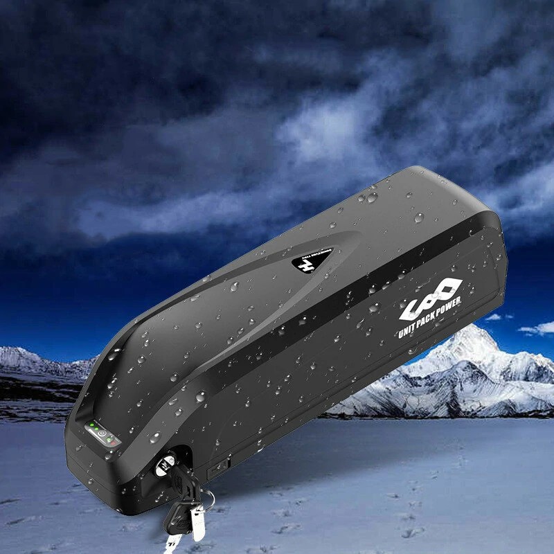 UNITPACKPOWER S039-3 48V 13Ah sähköpyörän akku enintään 62 km 30A suojapiiri 2A laturi 1000W moottorille