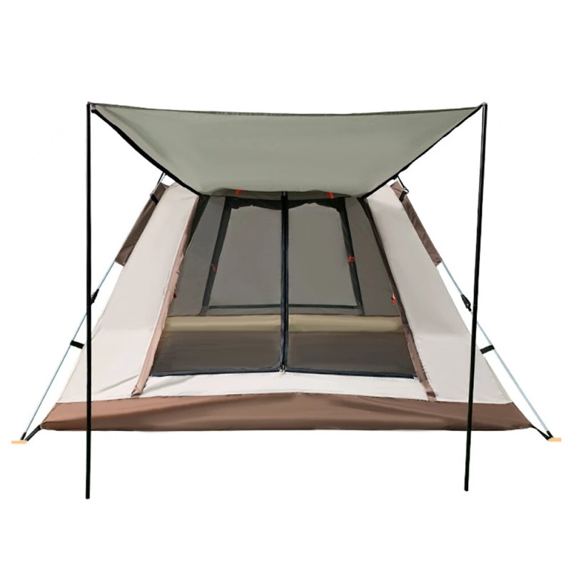 Automaattiteltta kahdelle tai neljälle hengelle, vedenpitävä, aurinkosuoja, riippumatto, piknikliina